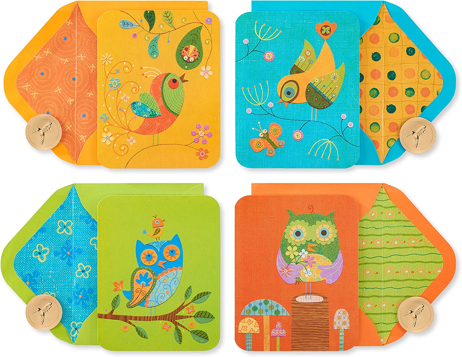 230816083200344_1 Papyrus Blank Cards with Envelopes, Watercolor Hummingbirds (20-Count) - Image 1